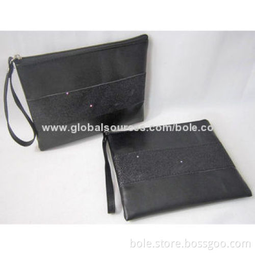 PVC Leather Cosmetic Bags for Promotional, Sized 18 x 15cm